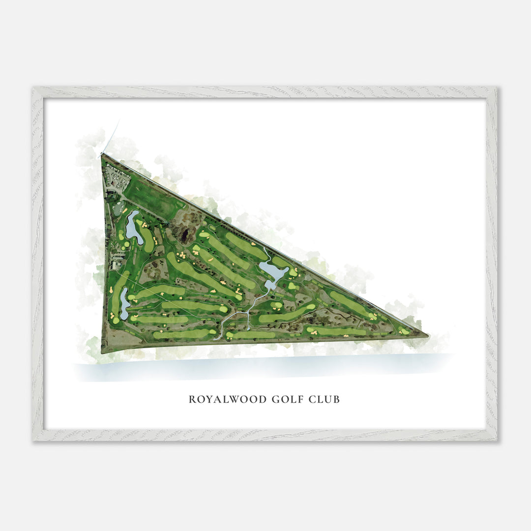 Print of Royalwood Golf Club Classic Map