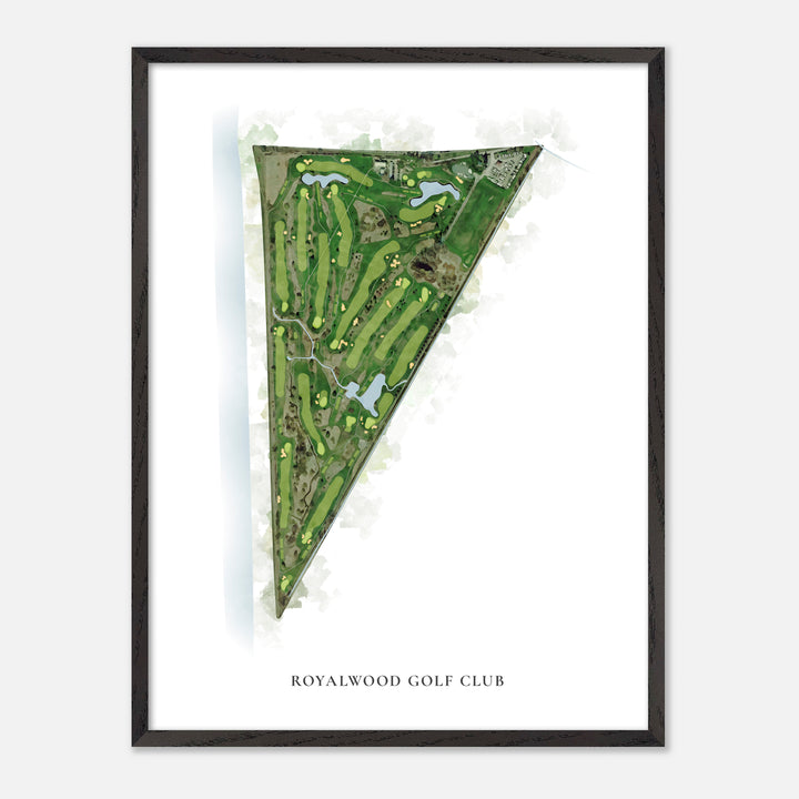Print of Royalwood Golf Club Classic Map
