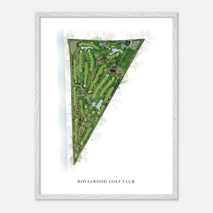 Print of Royalwood Golf Club Classic Map