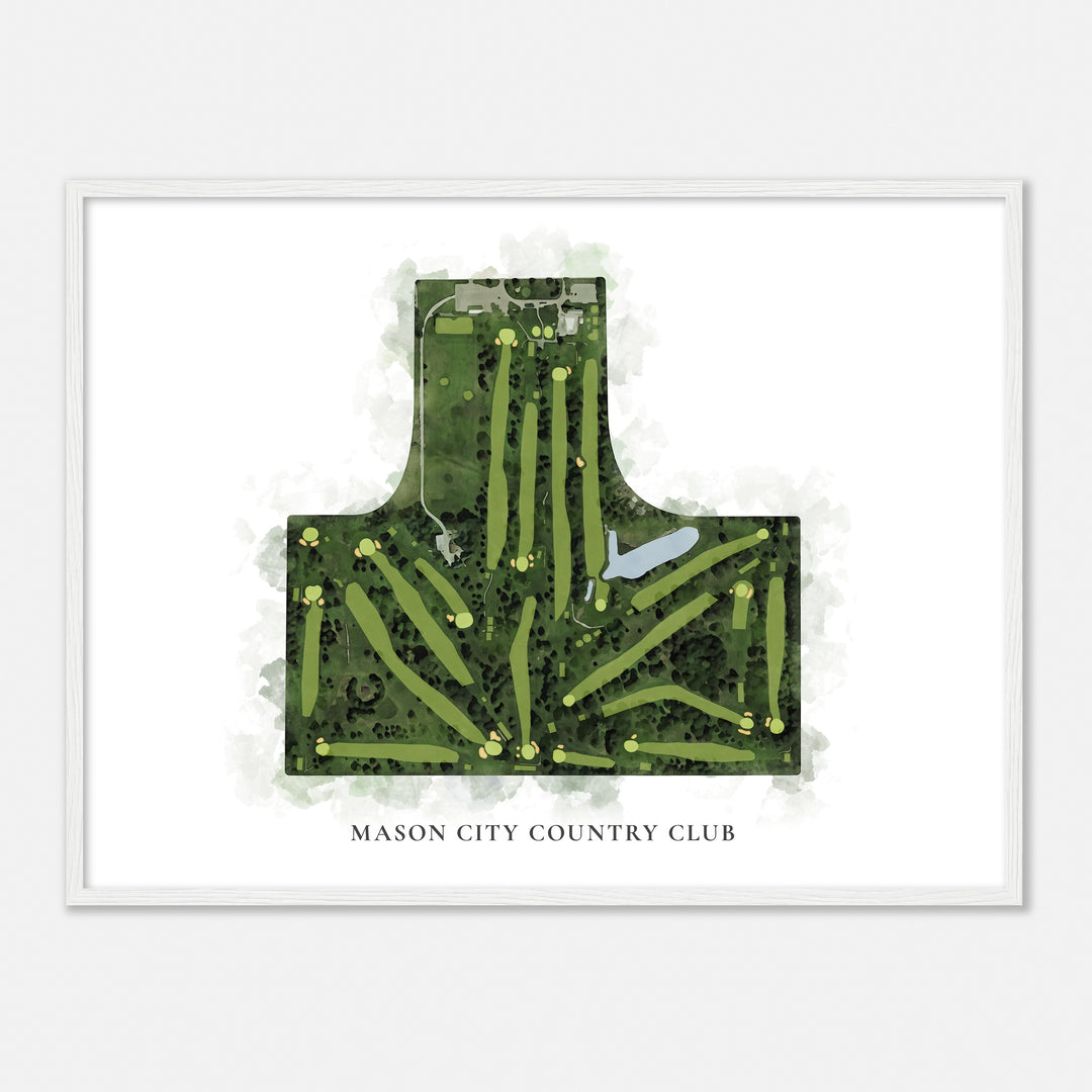 Print of Mason City Country Club Classic Map