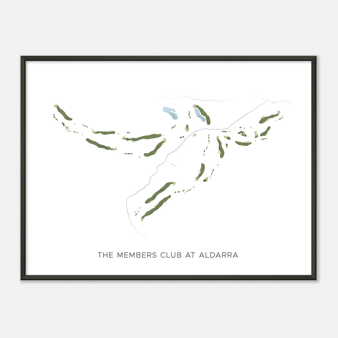 Print of The Members Club At Aldarra Modern Map