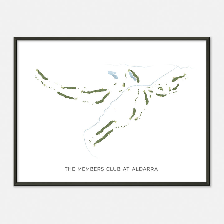 Print of The Members Club At Aldarra Modern Map