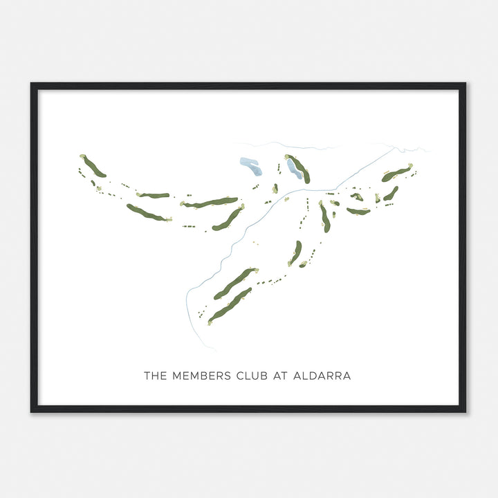 Print of The Members Club At Aldarra Modern Map