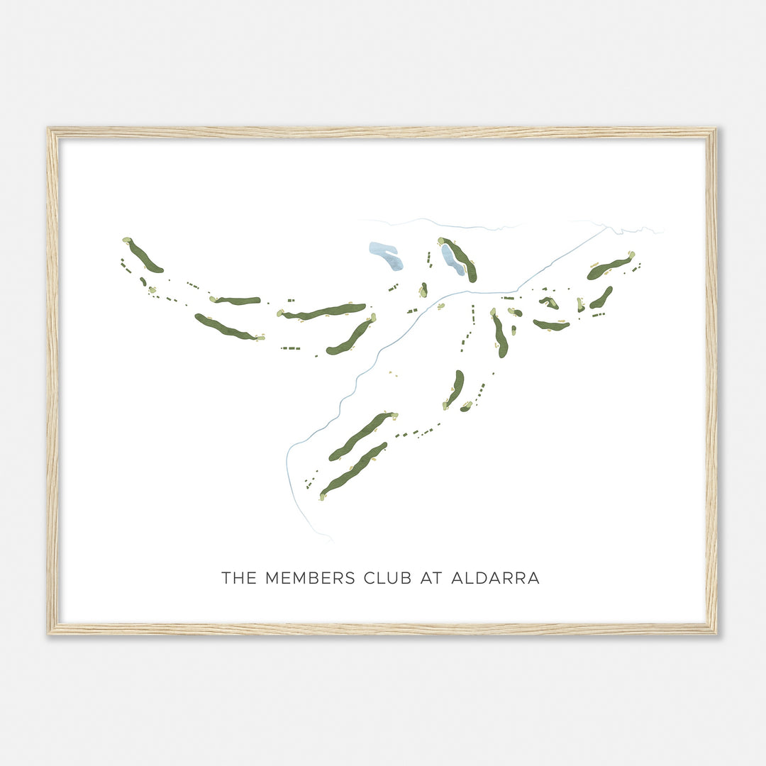 Print of The Members Club At Aldarra Modern Map