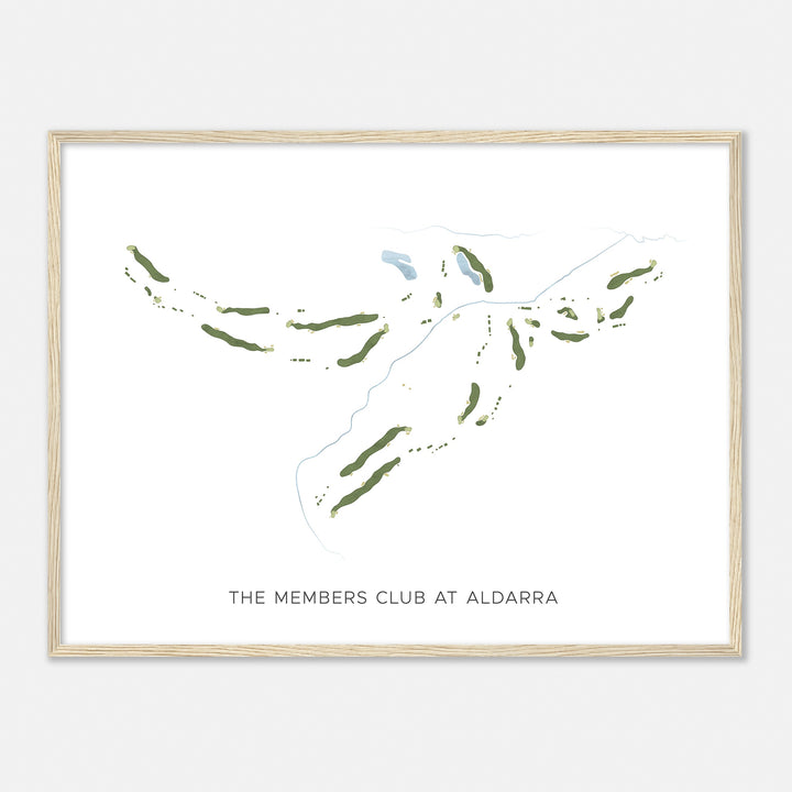 Print of The Members Club At Aldarra Modern Map