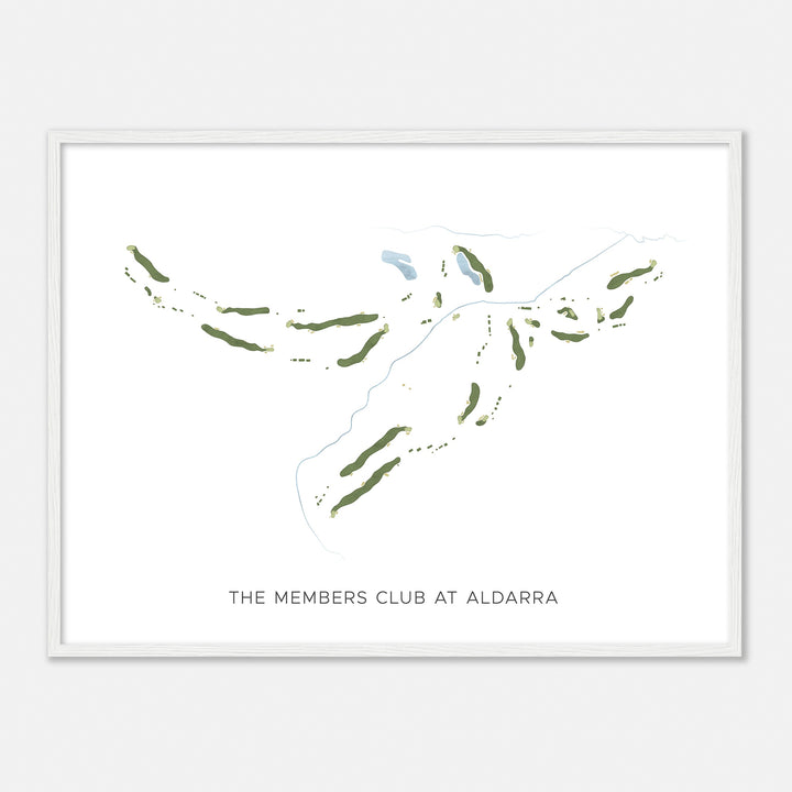 Print of The Members Club At Aldarra Modern Map