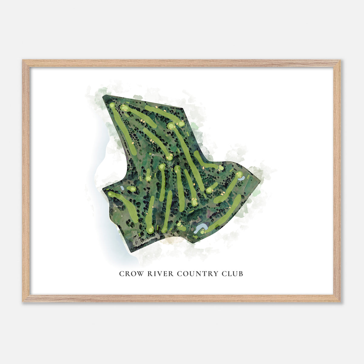 Print of Crow River Country Club Classic Map