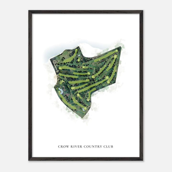 Print of Crow River Country Club Classic Map