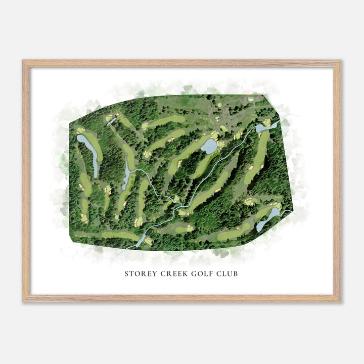 Print of Storey Creek Golf Club Classic Map
