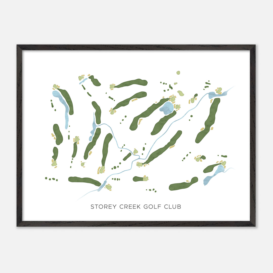 Print of Storey Creek Golf Club Modern Map