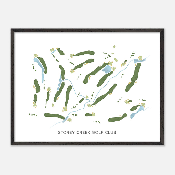 Print of Storey Creek Golf Club Modern Map