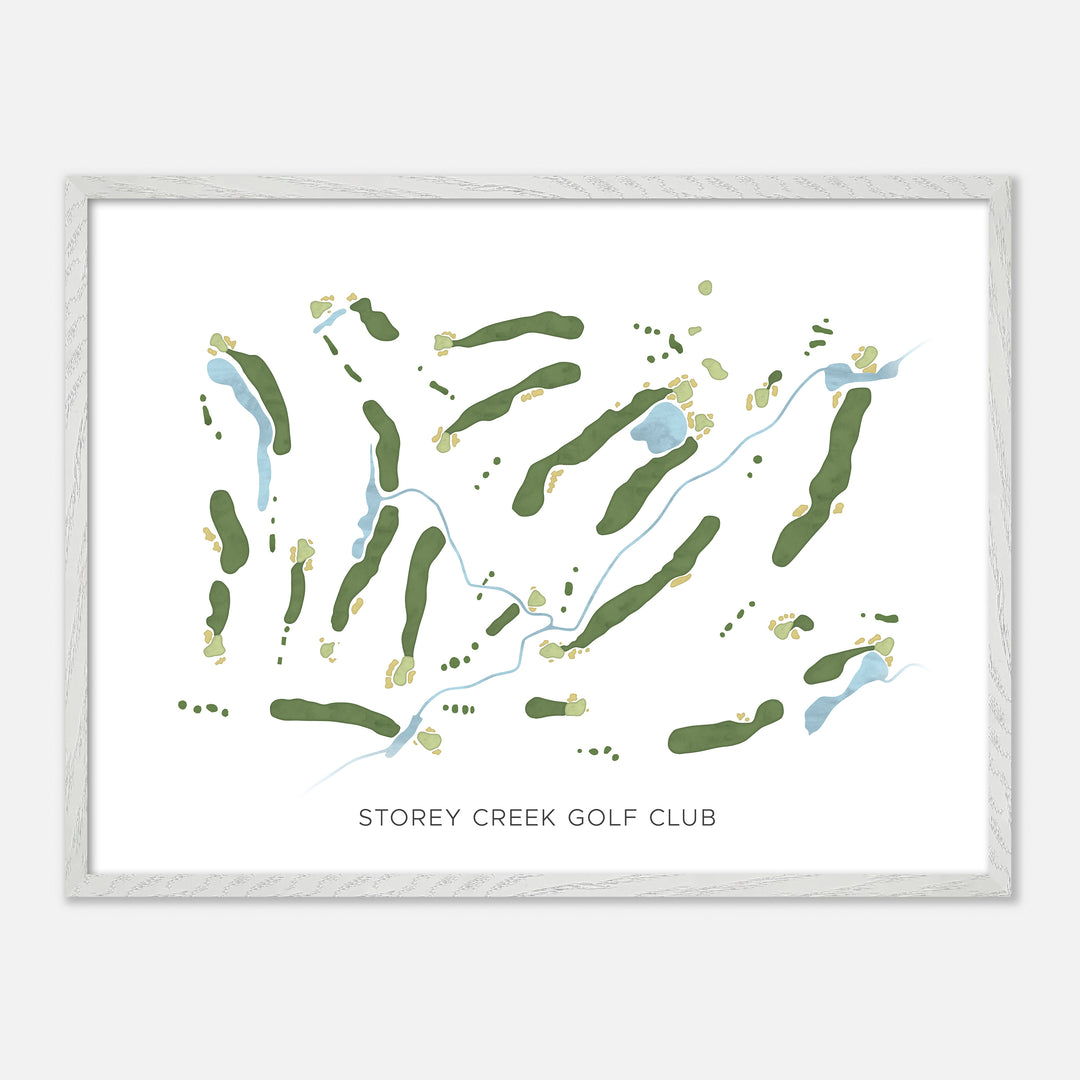 Print of Storey Creek Golf Club Modern Map