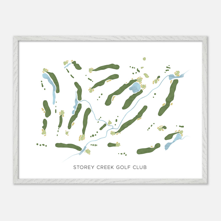 Print of Storey Creek Golf Club Modern Map