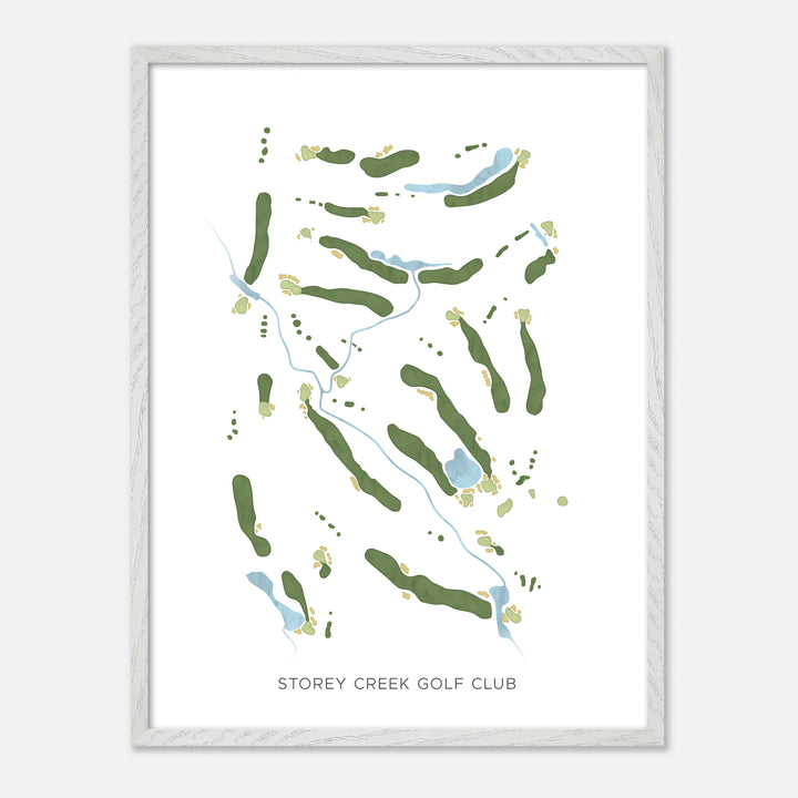 Print of Storey Creek Golf Club Modern Map