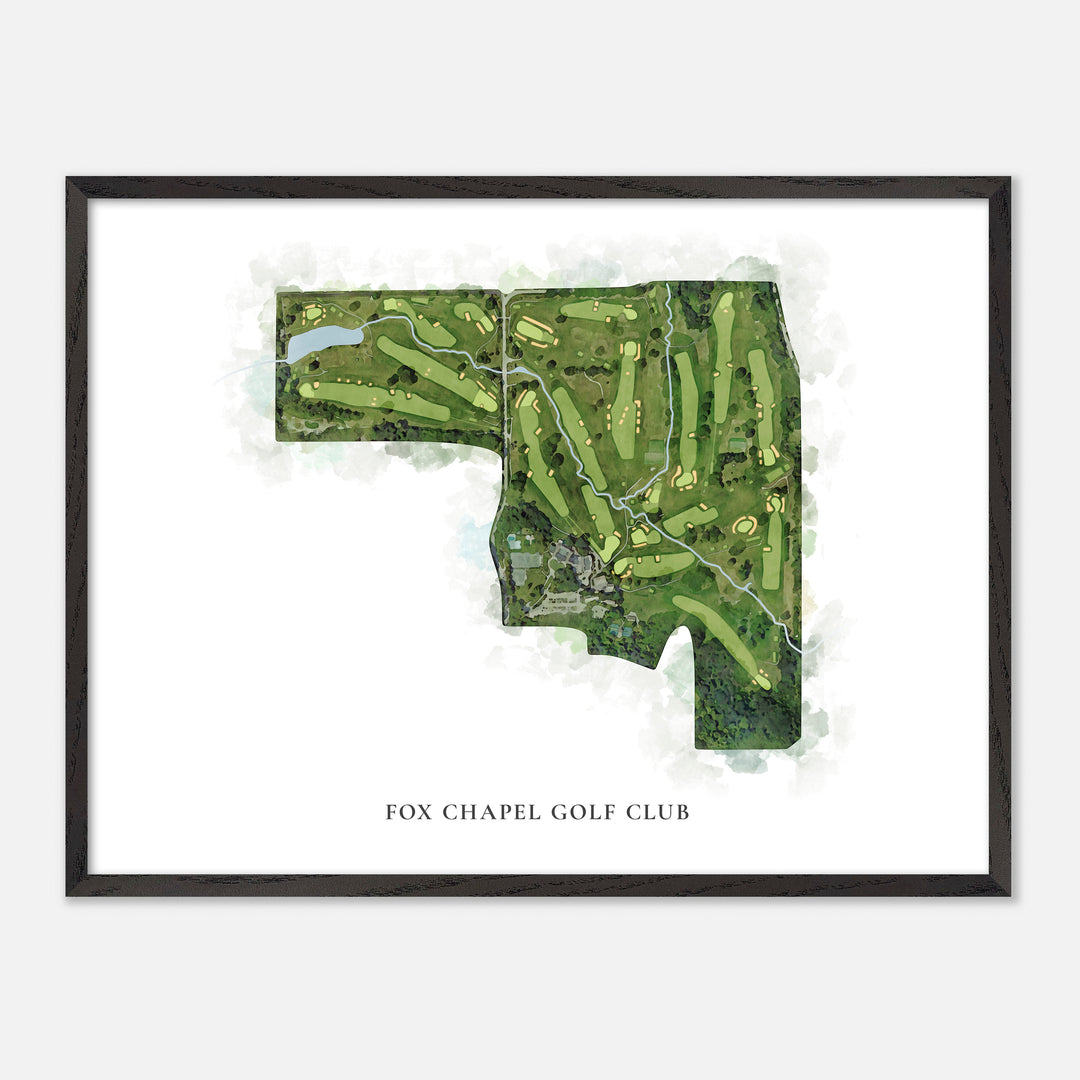 Print of Fox Chapel Golf Club Classic Map