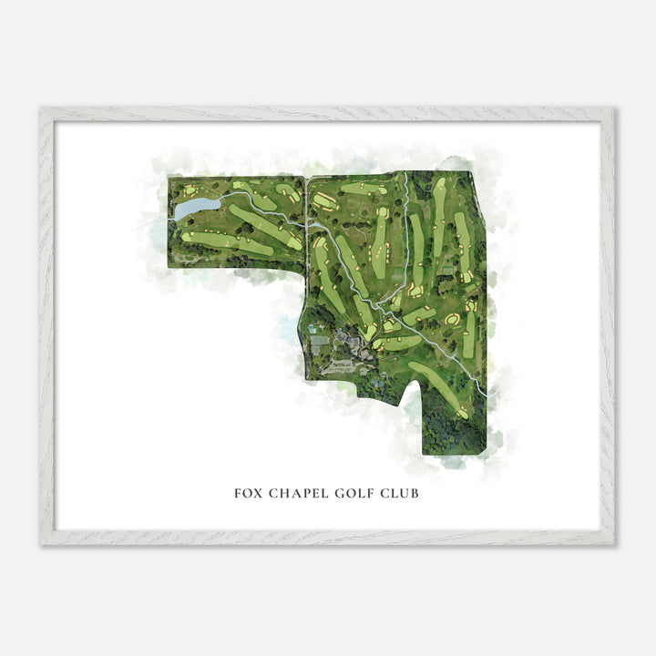 Print of Fox Chapel Golf Club Classic Map