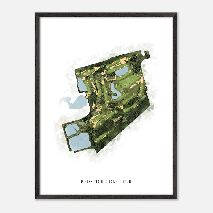 Print of Redstick Golf Club Classic Map