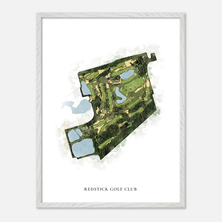 Print of Redstick Golf Club Classic Map