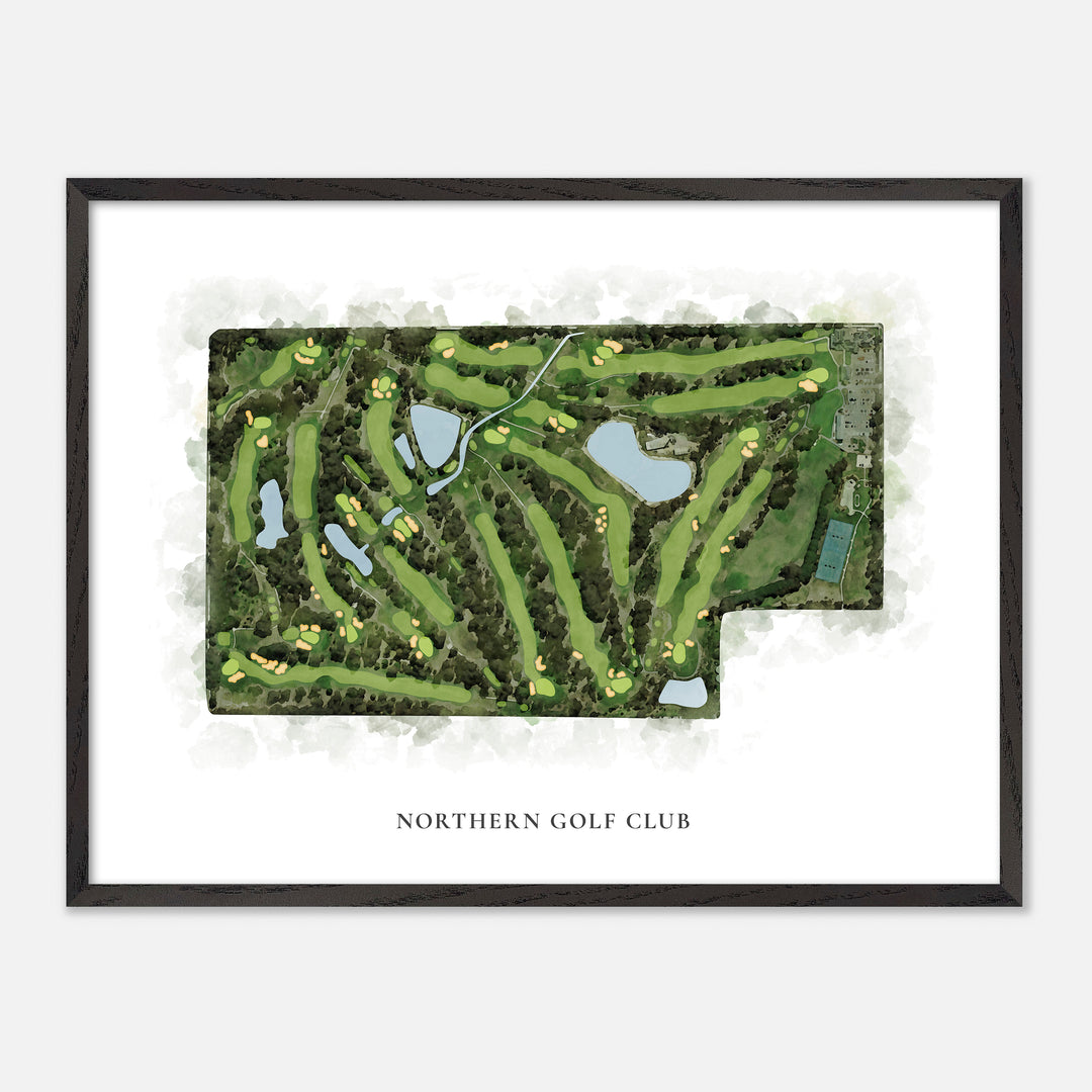 Print of Northern Golf Club Classic Map