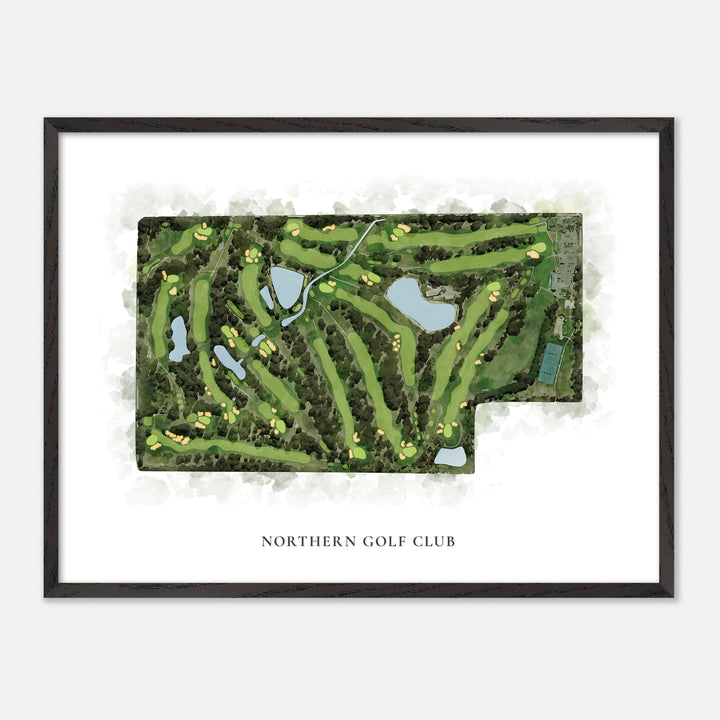 Print of Northern Golf Club Classic Map