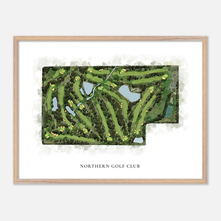 Print of Northern Golf Club Classic Map