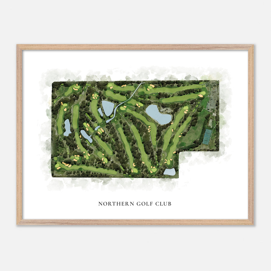 Print of Northern Golf Club Classic Map