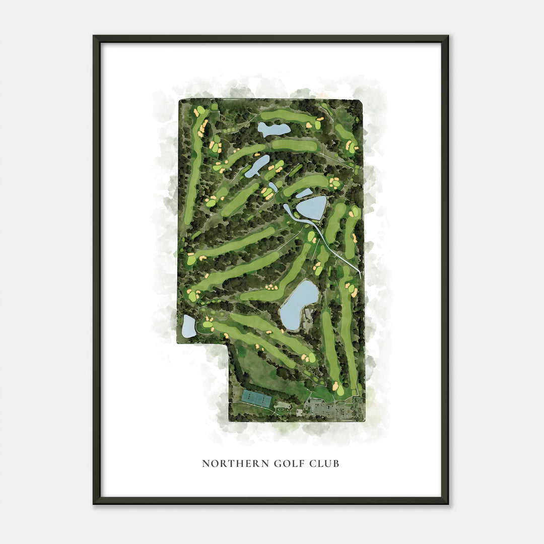 Print of Northern Golf Club Classic Map