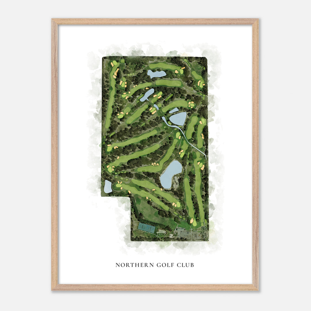 Print of Northern Golf Club Classic Map