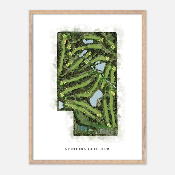 Print of Northern Golf Club Classic Map