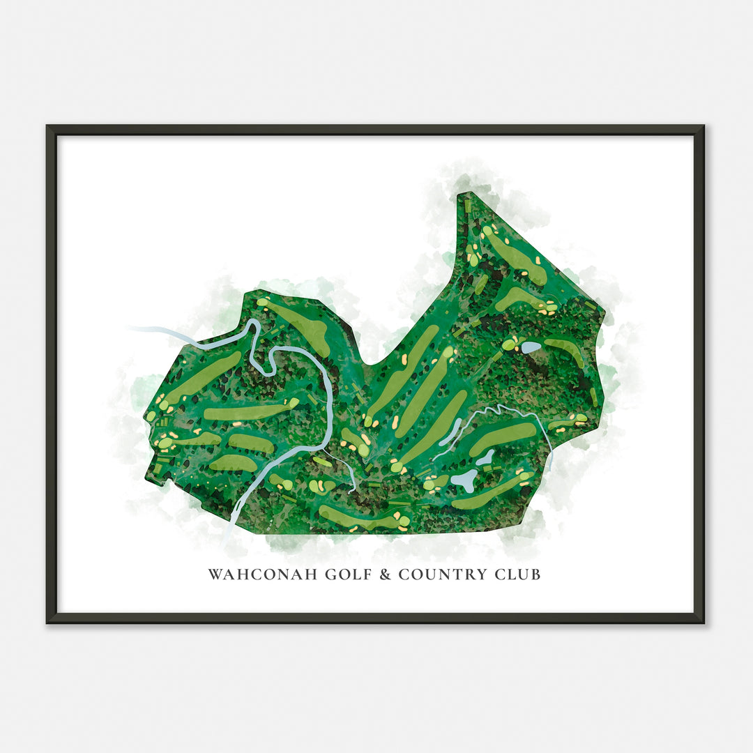 Print of Wahconah Golf & Country Club Classic Map