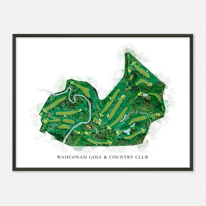 Print of Wahconah Golf & Country Club Classic Map