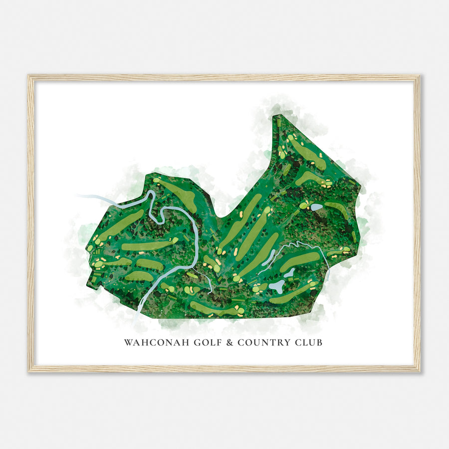 Print of Wahconah Golf & Country Club Classic Map