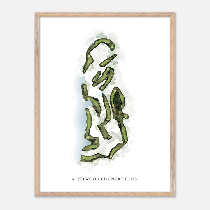 Print of Steelwood Country Club Classic Map