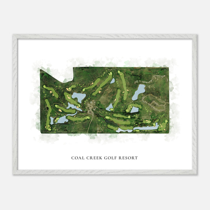 Print of Coal Creek Golf Resort Classic Map