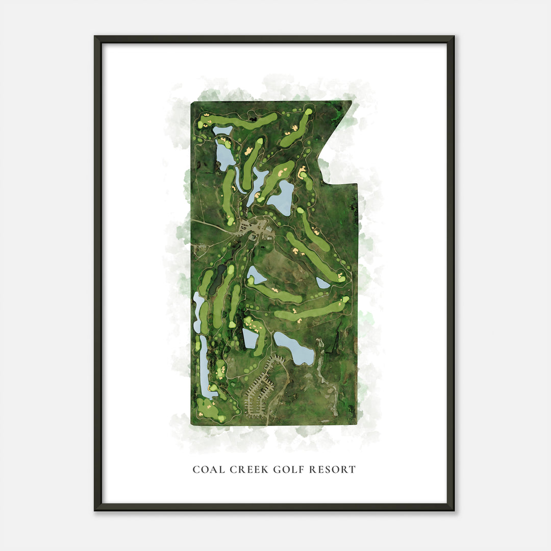 Print of Coal Creek Golf Resort Classic Map