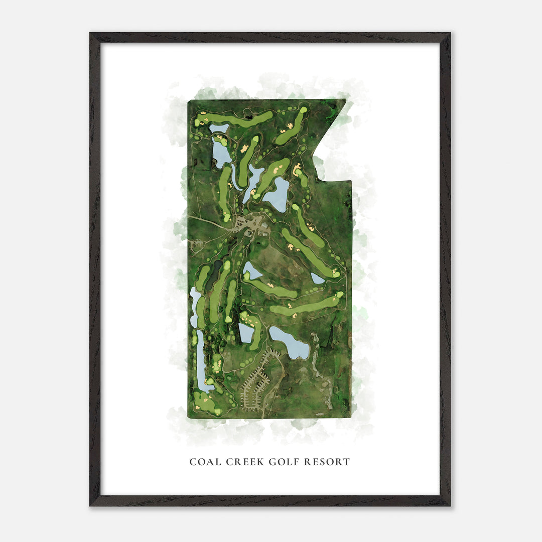 Print of Coal Creek Golf Resort Classic Map