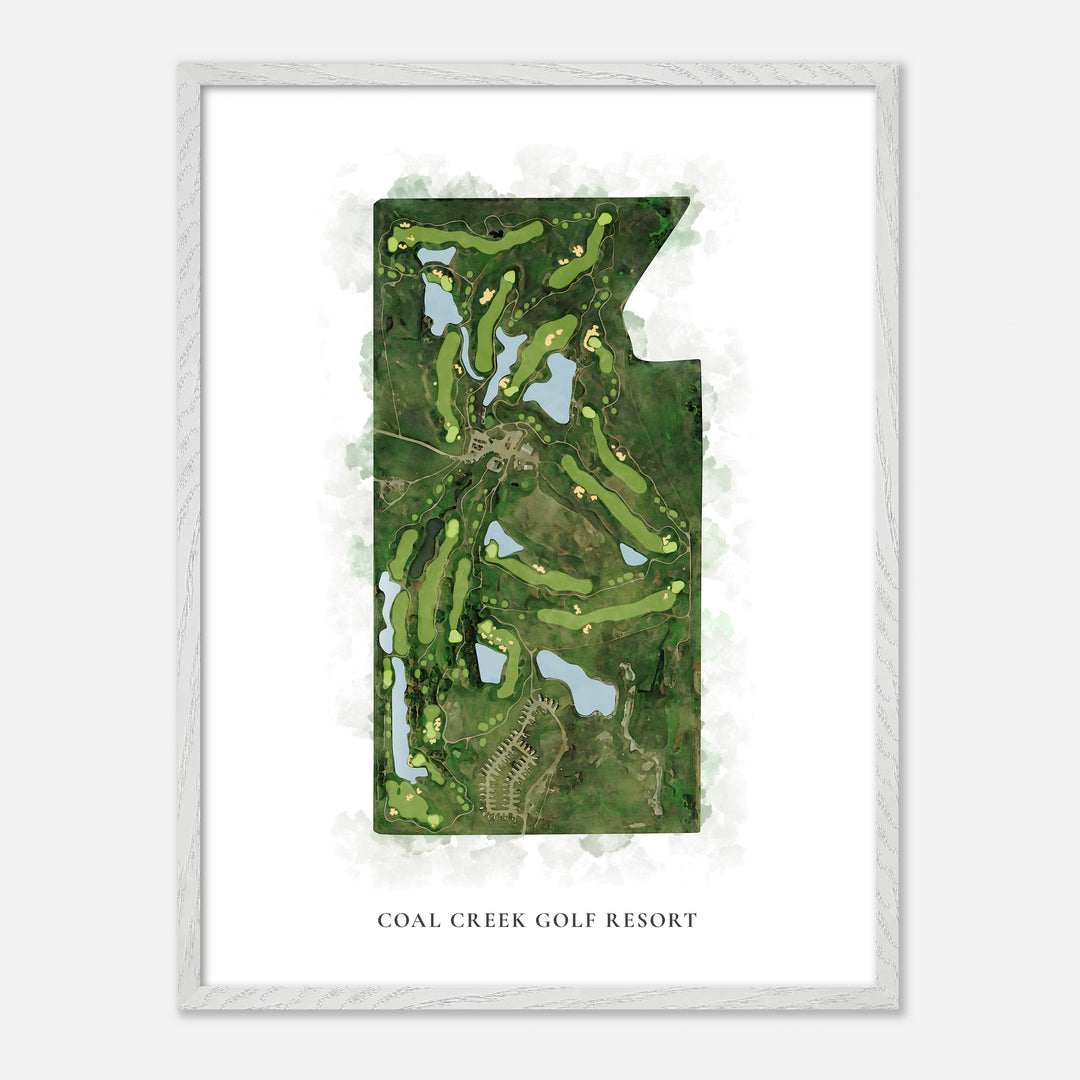 Print of Coal Creek Golf Resort Classic Map