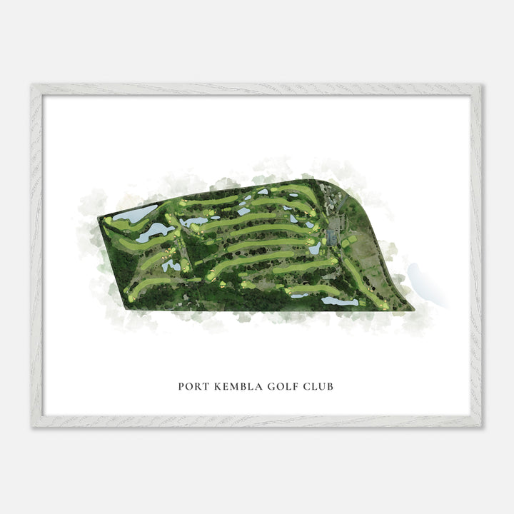 Print of Port Kembla Golf Club Classic Map