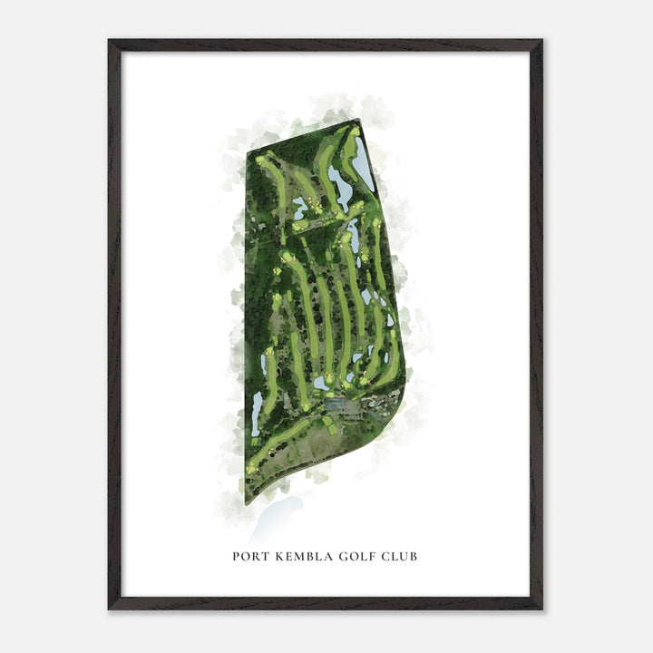 Print of Port Kembla Golf Club Classic Map