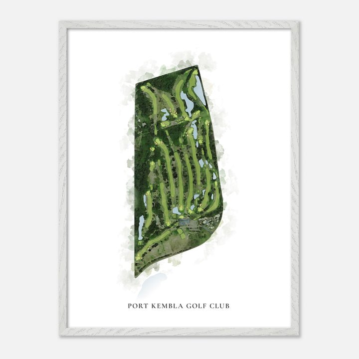 Print of Port Kembla Golf Club Classic Map