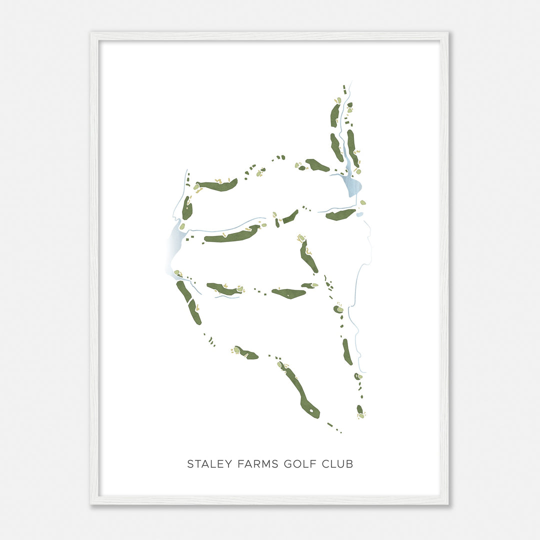 Print of Staley Farms Golf Club Modern Map