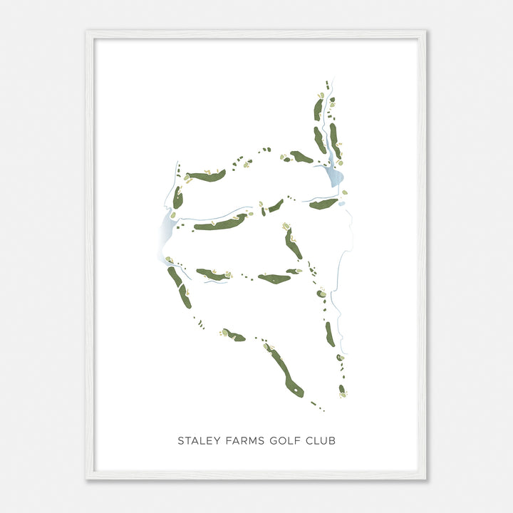 Print of Staley Farms Golf Club Modern Map