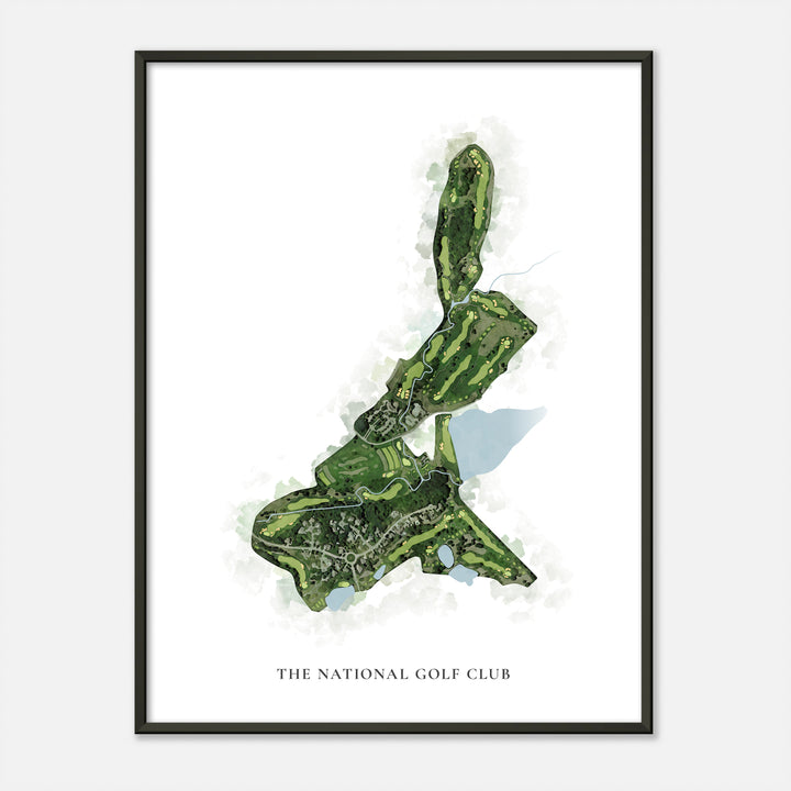 Print of The National Golf Club Classic Map