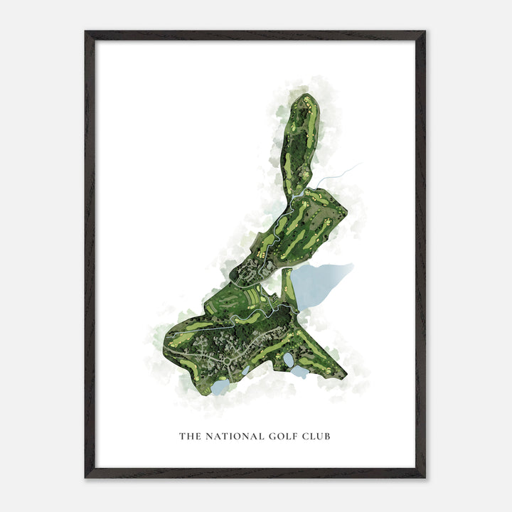 Print of The National Golf Club Classic Map