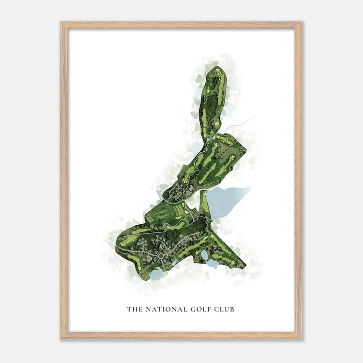 Print of The National Golf Club Classic Map