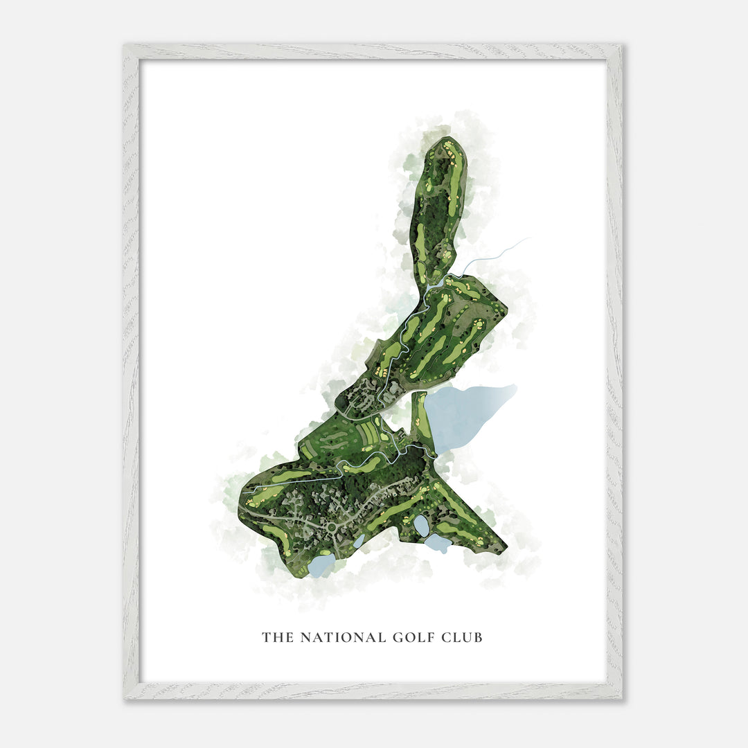 Print of The National Golf Club Classic Map