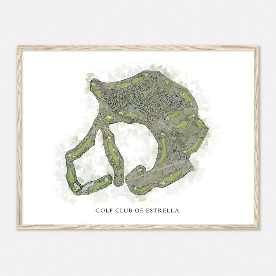 Print of Golf Club Of Estrella Classic Map