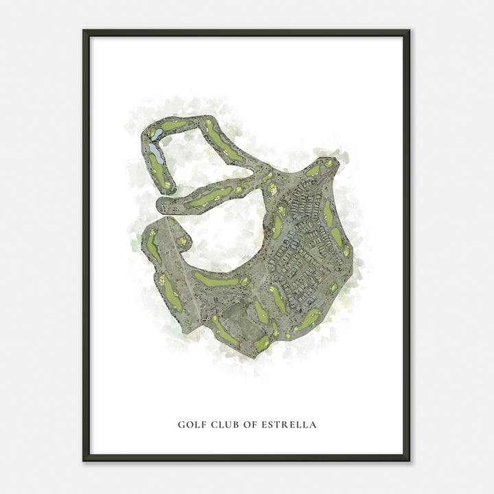 Print of Golf Club Of Estrella Classic Map