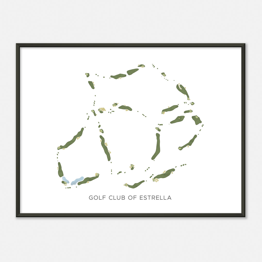 Print of Golf Club Of Estrella Modern Map