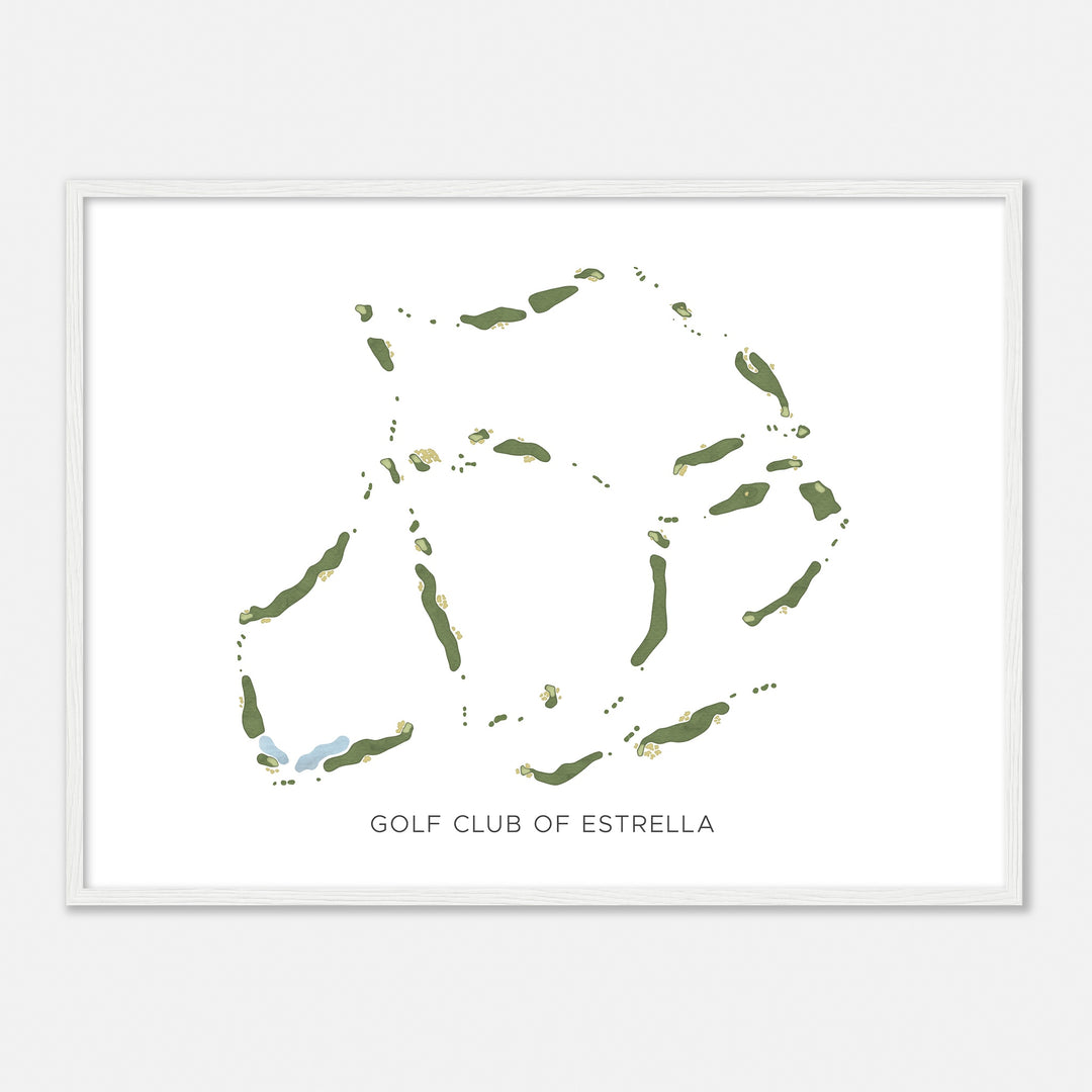 Print of Golf Club Of Estrella Modern Map